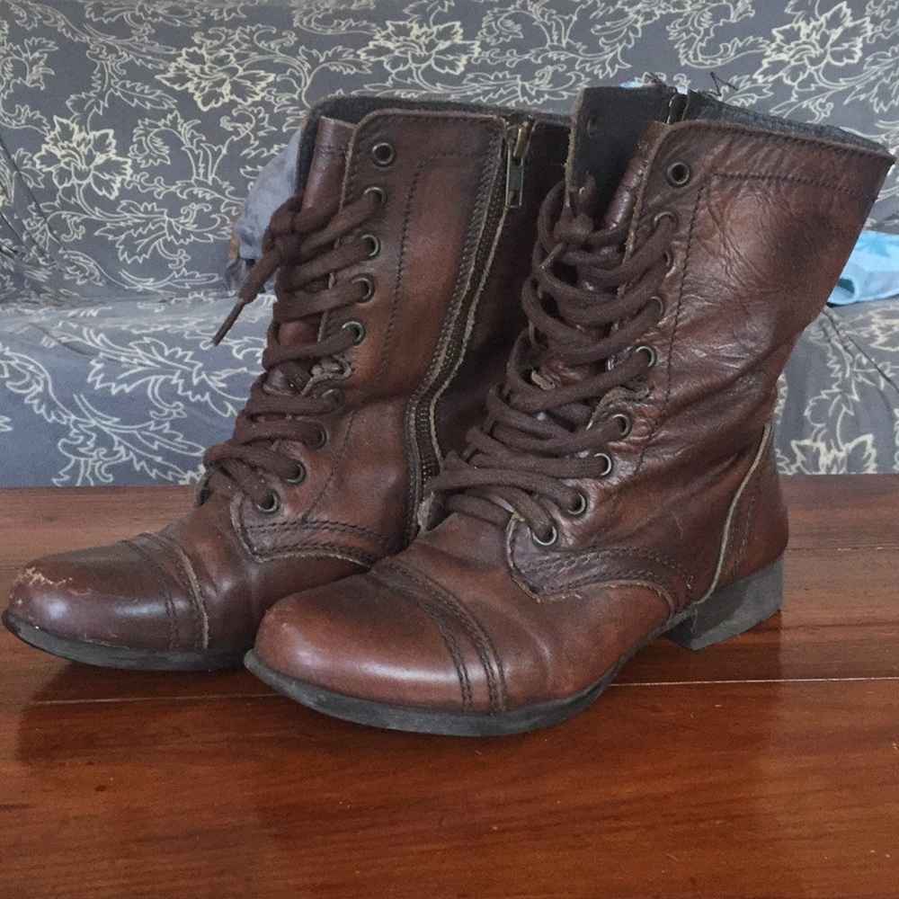 Steve Madden combat boots